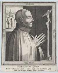 St. Ignatius van Loyola, uit de serie Mannelijke Stichters van Religieuze Ordes, voor 1610