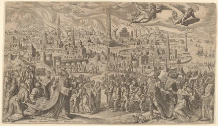 De val van Babylon, 1569