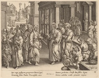 Sint Paulus betwist de tovenaar