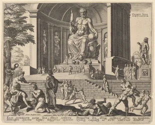 Standbeeld van Jupiter in Olympia