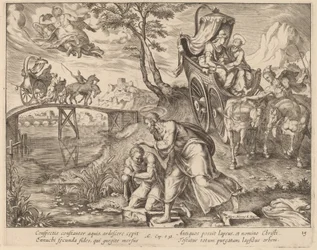 De doop van de eunuch door Sint Filippus