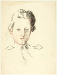 Portret van een jonge vrouw