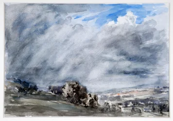 Stormachtige dag, Gloucestershire, c.1902
