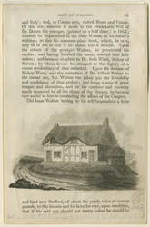 Stafford - Cottage van Isaac Walton: gravure, nd [?vroeg 19e eeuw]