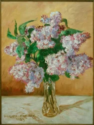 Syringa in een Glazen Vaas