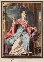 Esther, kostuum voor Esther door Jean Racine