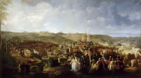 Napoleon Verdeelt de Kruisen van het Legioen van Eer in het Kamp van Boulogne op 16 augustus 1804