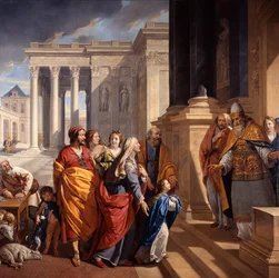 De presentatie van de Heilige Maagd Maria, 1639-1640