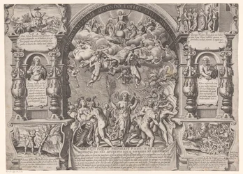 Laatste Oordeel met prefiguraties