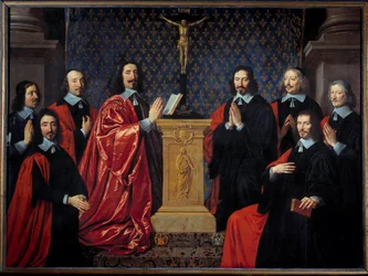 De provoost van de kooplieden en de schepenen van de stad Parijs