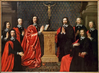 Le prevot des marchands et les echevins de Paris - De meester van het koopmansgilde en de juryleden van Parijs ...