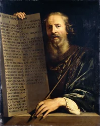 Mozes met de Tien Geboden