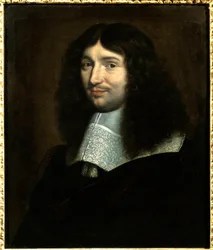 Portret van Jean Baptiste Colbert (1619-1683), intendant van financiën van Lodewijk XIV. Schilderij door Philippe De Champaigne (1602-1674). Reims, Musée des Beaux Arts