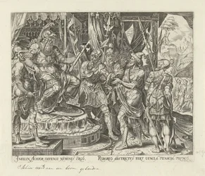 Achior voor Holofernes