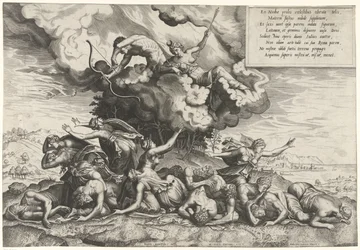 Apollo en Diana doden de kinderen van Niobe