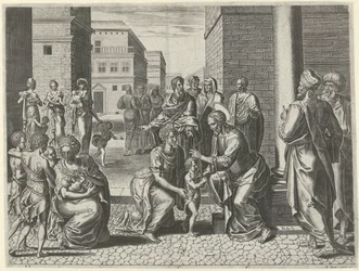 Christus zegent de kinderen