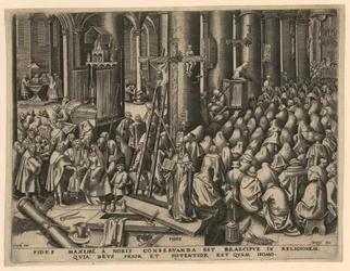 Geloof (Fides), blad 1 uit de reeks „De zeven deugden“