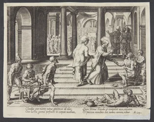 St. Petrus geneest de lamme bij de mooie poort