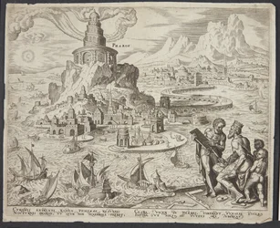 De vuurtoren van Alexandrië