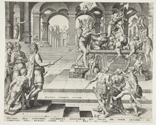 De slachting van de priesters van Samaria