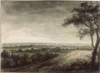 Uitzicht op een weids landschap
