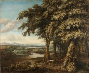 De ingang van het bos