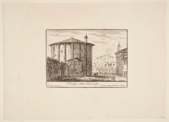 Deens: Tempel voor de godin Vesta. 1. Tempel van Fortuna Virile. Tempel van Fortuna Virile