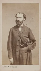 Portret van de componist Prosper Pascal 1825-1880, ca. 1875