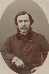 Portret van pianist en componist Alfred Quidant 1815-1893