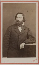 Portret van de pianist en componist Émile Prudent 1817-1863, ca 1860