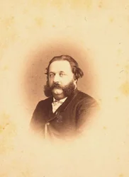Portret van de componist Alfred Jaëll 1832-1882, 1866