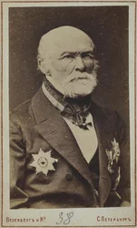 Portret van Nikolay Ivanovich Pirogov