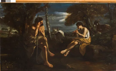 Mercurius brengt Argus in slaap, ca. 1645-55