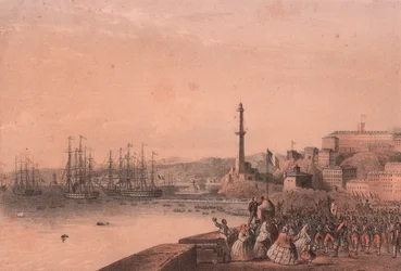 Landing van Franse troepen in Genua, Ligurië