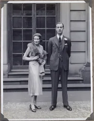 Lord Charles Cavendish en Adele Astaire op hun trouwdag
