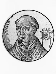Portret van Calixtus II (Guy de Bourgondië, circa 1060-1124)