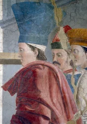 De Legende van het Ware Kruis, de Verificatie van het Ware Kruis (detail)