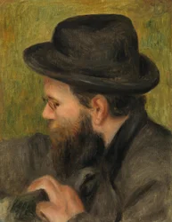 Portret van de heer Bernard in profiel
