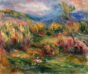 Landschap dichtbij Cagnes-sur-Mer