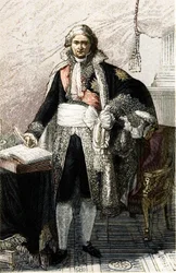 Portret van Jean Etienne Marie Portalis. Franse jurist en politicus (1746-1807) naar het schilderij van Pierre Gautherot