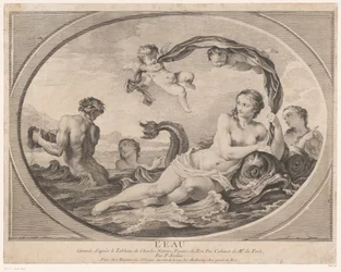 Allegorische voorstelling met Amphitrite (Vier elementen)