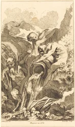 Satyr, Nimf en Riviergod, in of na 1736