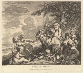 Het feest van Bacchus, ca. 1738