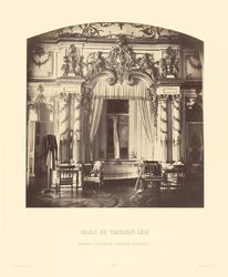 Tsarskoe-Selo paleis, slaapkamer van keizer Alexander 1e