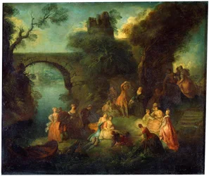 Dans aan de rivier, c1720-1730
