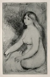 Zittende Baigneuse, ca. 1905