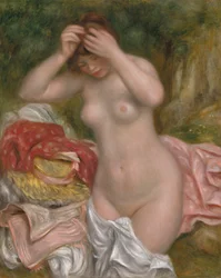 Bader die haar haar arrangeert, 1893