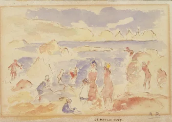 Strandscène, 1883