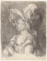 Buste van een jonge vrouw (Mlle Dieterle)