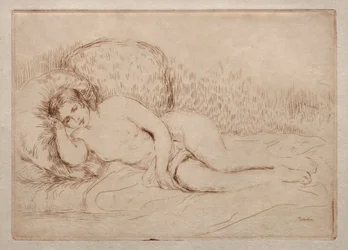 Liggende naakte vrouw, 1906